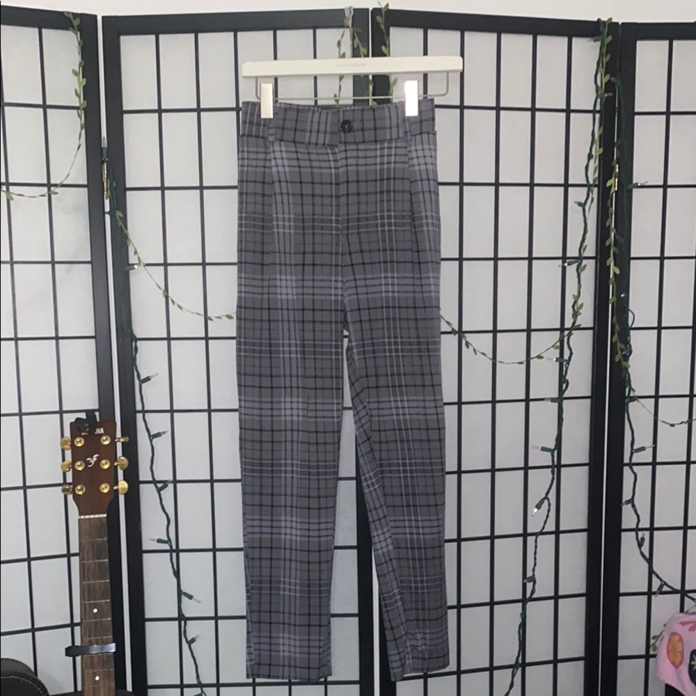 Womens Torrid Gray Plaid Pants